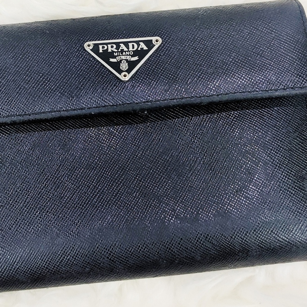 Prada Saffiano Leather Bi-Fold Wallet - Picture 7 of 7